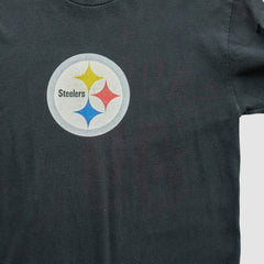 Pittsburgh Steelers Reebok 2000s T-Shirt Black Vintage - Fanatics