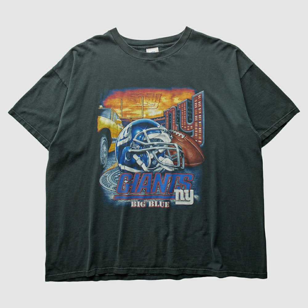 New York Giants NFL 2000s T-Shirt Black Vintage - Fanatics