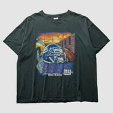 New York Giants NFL 2000s T-Shirt Black Vintage - Fanatics