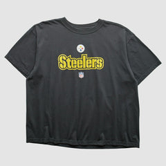 Pittsburgh Steelers 2000s T-Shirt Black Vintage - Fanatics