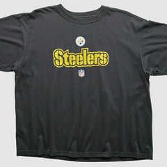 Pittsburgh Steelers 2000s T-Shirt Black Vintage - Fanatics