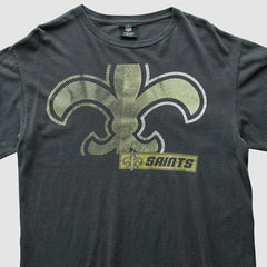 New Orleans Saints NFL 2010s T-Shirt Black Vintage - Fanatics