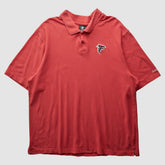 Atlanta Falcons Reebok 2010s Polo Red Vintage - Fanatics