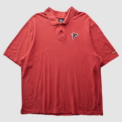 Atlanta Falcons Reebok 2010s Polo Red Vintage - Fanatics