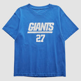 New York Giants 2000s T-Shirt Blue Vintage - Fanatics