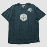 Pittsburgh Steelers Reebok 2009 T-Shirt Blue Vintage - Fanatics