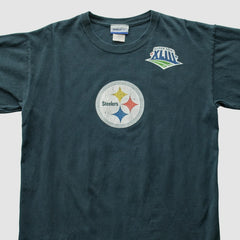 Pittsburgh Steelers Reebok 2009 T-Shirt Blue Vintage - Fanatics