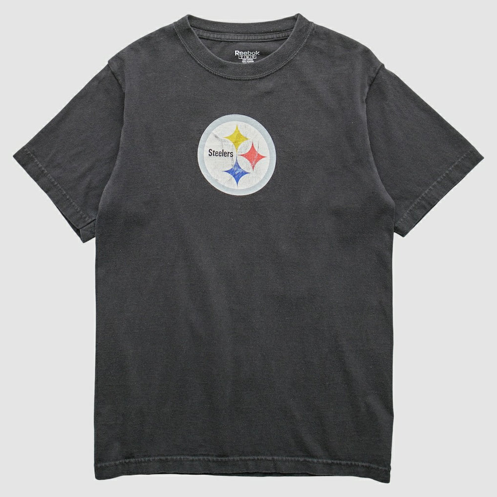 Pittsburgh Steelers Reebok 2000s T-Shirt Black Vintage - Fanatics