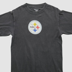 Pittsburgh Steelers Reebok 2000s T-Shirt Black Vintage - Fanatics