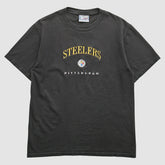 Pittsburgh Steelers Lee Apparel 90s T-Shirt Black Vintage - Fanatics