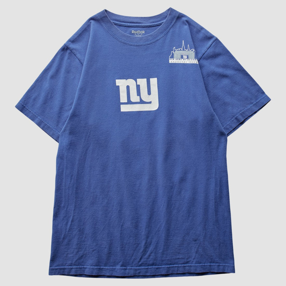 New York Giants Reebok 2010 T-Shirt Blue Vintage - Fanatics