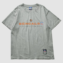 Cincinnati Bengals Reebok 2000s T-Shirt Gray Vintage - Fanatics