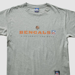 Cincinnati Bengals Reebok 2000s T-Shirt Gray Vintage - Fanatics