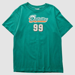 Miami Dolphins 2000s T-Shirt Green Vintage - Fanatics