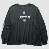 New York Jets Reebok 2000s T-Shirt Black Vintage - Fanatics