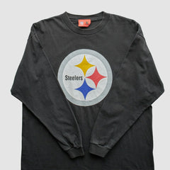 Pittsburgh Steelers NFL 2000s T-Shirt Black Vintage - Fanatics