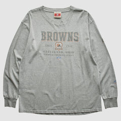 Cleveland Browns NFL Originals 2000s T-Shirt Gray Vintage - Fanatics