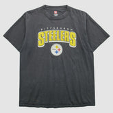 Pittsburgh Steelers 2000s T-Shirt Black Vintage - Fanatics