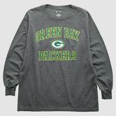 Green Bay Packers 2010s T-Shirt Gray Vintage - Fanatics