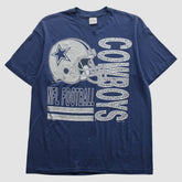 Dallas Cowboys Logo 7 1991 T-Shirt Navy Vintage - Fanatics