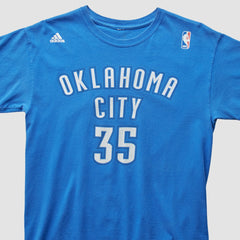 Adidas - Oklahoma City Thunder 2000s T-Shirt - Blue Vintage