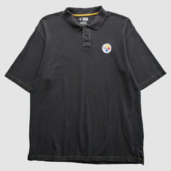 Pittsburgh Steelers 2010s Polo Black Vintage - Fanatics