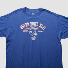 New York Giants Reebok 2008 T-Shirt Blue Vintage - Fanatics