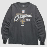 New Orleans Saints Reebok 2010 T-Shirt Black Vintage - Fanatics
