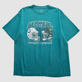Indianapolis Colts vs. Jacksonville Jaguars Reebok 2007 T-Shirt Teal Vintage - Fanatics