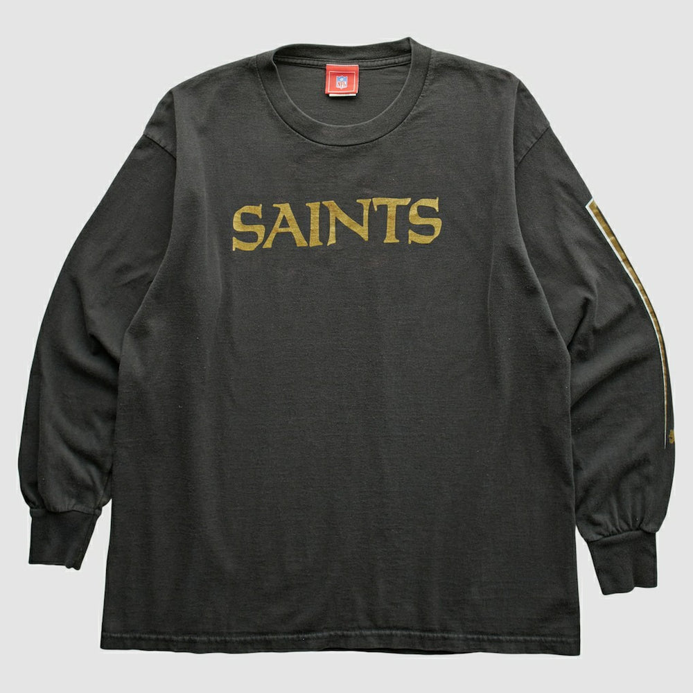 New Orleans Saints NFL 2000s T-Shirt Black Vintage - Fanatics