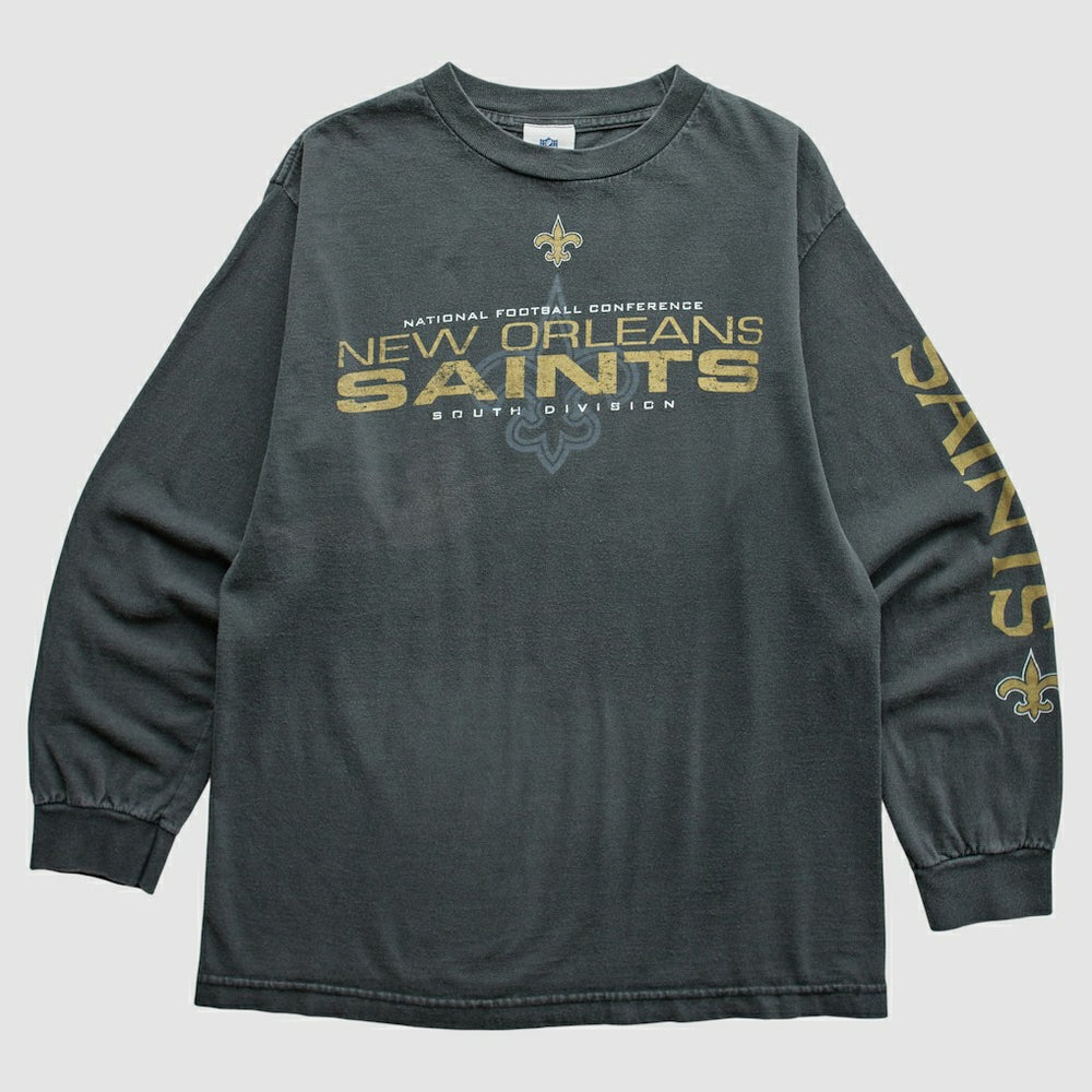 New Orleans Saints NFL 2000s T-Shirt Black Vintage - Fanatics