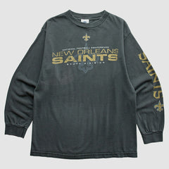 New Orleans Saints NFL 2000s T-Shirt Black Vintage - Fanatics