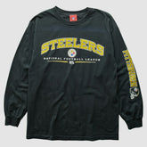 Pittsburgh Steelers NFL 2000s T-Shirt Black Vintage - Fanatics
