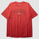 Atlanta Falcons Reebok 2000s T-Shirt Red Vintage - Fanatics
