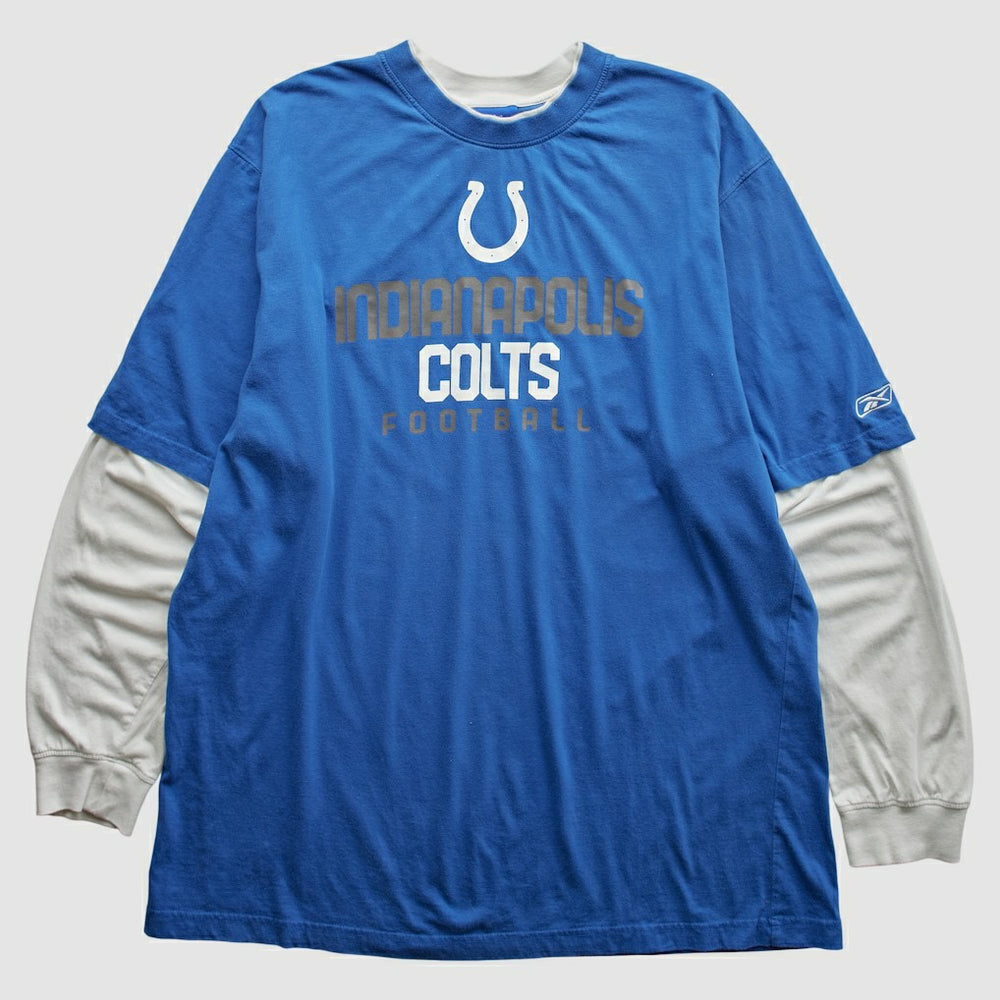 Indianapolis Colts Reebok 2000s T-Shirt Blue Vintage - Fanatics
