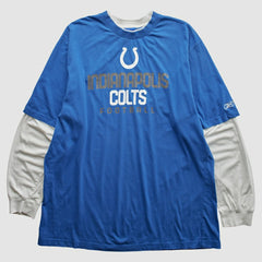 Indianapolis Colts Reebok 2000s T-Shirt Blue Vintage - Fanatics