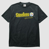 Pittsburgh Steelers NFL 2000s T-Shirt Black Vintage - Fanatics