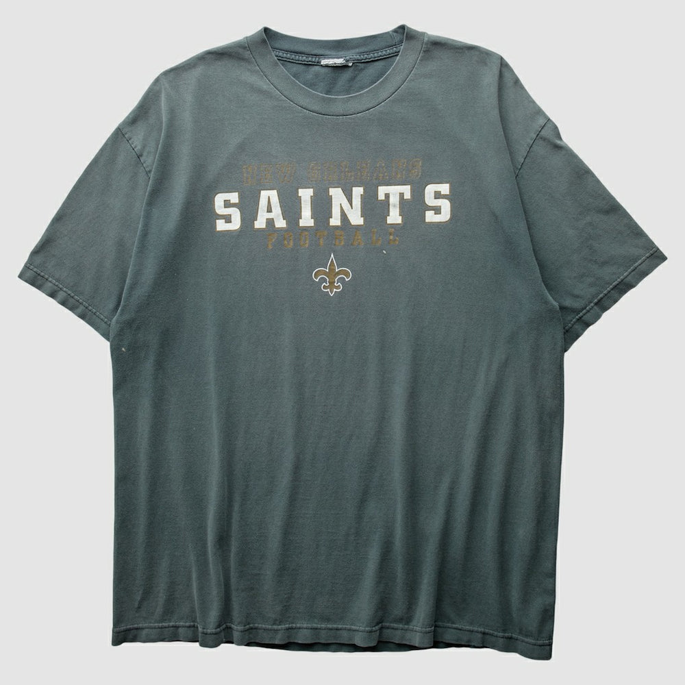 New Orleans Saints 2000s T-Shirt Gray Vintage - Fanatics