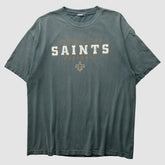 New Orleans Saints 2000s T-Shirt Gray Vintage - Fanatics