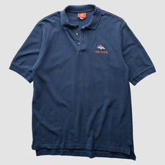 Denver Broncos NFL 2000s Polo Navy Vintage - Fanatics