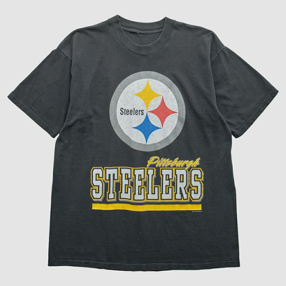Pittsburgh Steelers 1997 T-Shirt Black Vintage - Fanatics