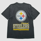 Pittsburgh Steelers 1997 T-Shirt Black Vintage - Fanatics
