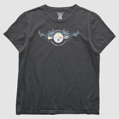 Pittsburgh Steelers Reebok 2009 T-Shirt Gray Vintage - Fanatics