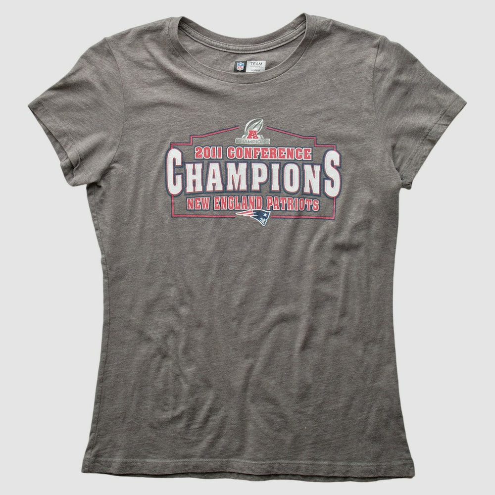 New England Patriots 2011 T-Shirt Gray Vintage - Fanatics