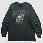 New Orleans Saints NFL 2010s T-Shirt Black Vintage - Fanatics