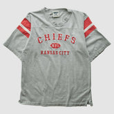 Kansas City Chiefs Lee Apparel 2000s T-Shirt Gray Vintage - Fanatics