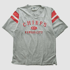 Kansas City Chiefs Lee Apparel 2000s T-Shirt Gray Vintage - Fanatics