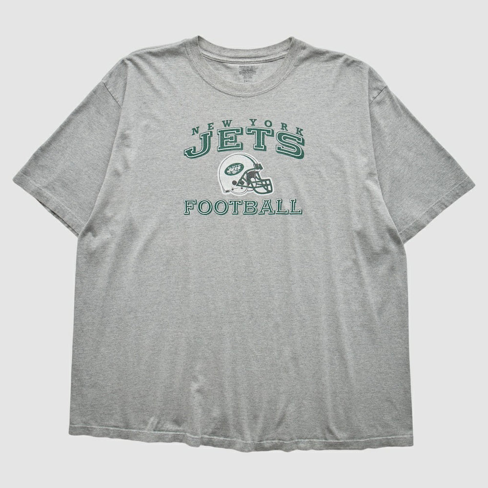 New York Jets Reebok 2000s T-Shirt Gray Vintage - Fanatics