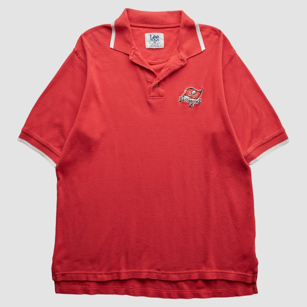 Tampa Bay Buccaneers Lee Apparel 90s Polo Red Vintage - Fanatics