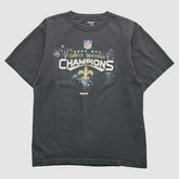 New Orleans Saints Reebok 2009 T-Shirt Black Vintage - Fanatics